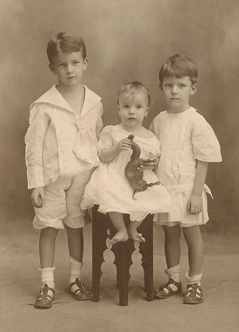 Peter, Mac and Walter as Children - 1